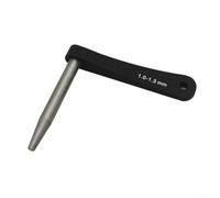 Fijador compacto de llave de radios planos, adecuado para radios de 0 8 mm, 1 0 mm, 1 0 mm, 1 3 mm, conveniente para mecánicos (1,0-1,3 mm)