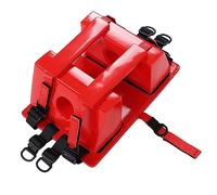 Fijador De Cabeza De Tablero De Columna Vertebral, Inmovilizador De Cabeza De Tablero Trasero De Algodón NBR Inmovilizador De Cabeza De Emergencia Médica Universal EMS EMT Con Correas Ajustables