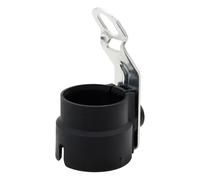 Fijador de conector de remolque | ABS y hierro, 7,6 x 5,3 x 5,3 cm, 53 g | Soporte de enchufe de 7 pines y 13 pines, montaje seguro para conector de remolque | Accesorio de remolque, fácil instalación