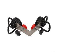 Fijador de costura de acero de 90 grados para sistema de nivelación de azulejos con succión robusta para cerámica para alineación de azulejos en superficies de cocina y baño, kit esencial de nivelador