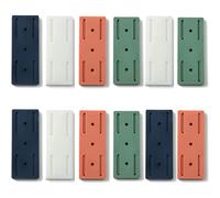 Fijador de enchufes autoadhesivo para escritorio - Soporte de regleta sin perforaciones para enrutador WiFi de pared de escritorio