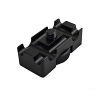 Fijador de gestión de cables de aleación de aluminio diseñado para cámaras DSLR sin espejo para soportar orientación consistente de cables y reconfiguración rápida (cuadrado)