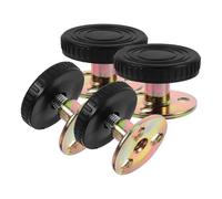 Fijador de Mesitas de Noche 30-40mm Ajustable 4 Piezas de Metal | Acero Inoxidable y EVA, Anti-shake y Reducción de Ruido, para Hogar y Apartamento Varios estilos