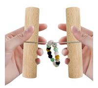 Fijador de nudos de extracción segura para cuentas con base de madera, herramienta multifunción para crear cordones, joyas paracord y pulseras | Multipurpose Outdoor Indoor Utility Elegant