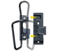 Fijador de portabidones Topeak unisex QR CageMount, negro, talla nica