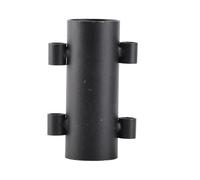 Fijador de Poste de Dosel con Tubo de toldo de Doble Orificio Lateral, Soporte de Metal para Tienda de campaña al Aire, Varillas de sombrilla para Patio