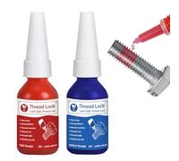 fijador de tornillos, 2 x 10 ml, protección de tornillos de resistencia media/alta resistencia. Evita el aflojamiento de tuercas y tornillos en caso de vibración prolongada y asegura y sella