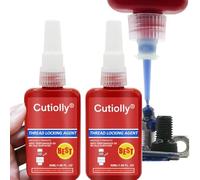 Fijador de Tornillos,Adhesivo para Tornillos,Tornillo Pegamento,Fijador de Roscas,Pegamento Adhesivo Anaeróbico,Sellador Adhesivos Anaeróbico para Tornillo (50ml*2pc)
