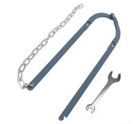 Fijador de valla de hierro de 490 mm para reparación de valla de jardín, soporta alambre de púas, alambre eléctrico, cercado de caballos y configuraciones de alambre de malla