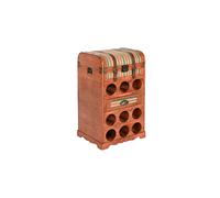 Fíjalo BOTELLERO ALAMO PU 40X35,5X71 MARRON. 40 x 71 x 35,5 cm