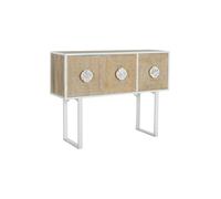 Fíjalo Consola abeto metal 120x35x90 blanco.