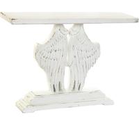 Fijalo Consola de madera en blanco 120x34x85cm