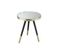Fíjalo Mesita auxiliaracero espejo 42,5 x 42,5 x 48 dorado.