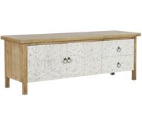 Fijalo Mueble tv de madera de abeto y mdf en natural 140x40x50cm