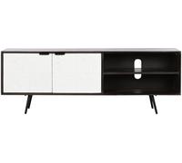 Fijalo Mueble tv de mango en marron 140x35x50cm