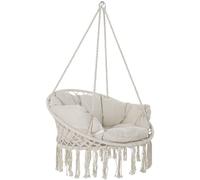 Fijalo Silla colgante con cojin de algodon 100x80x145cm
