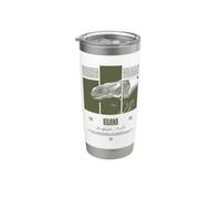 Fiji Banded Iguana Streetwear Lizard Keeper Vaso térmico de acero inoxidable de doble pared