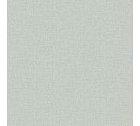 Papel Tapiz De Vinilo Verde Salvia Texturizado Efecto Lino Rasch 316124