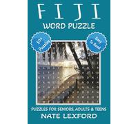 Fiji Word Search Puzzle Book: Word Searches with Easy to Read Print about Fiji, Island Living and more | 6x9 inches, 110 pages |50+ Puzzles … Gifts for Vacations, Holidays and Free Times