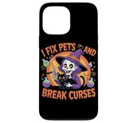 Fijo Mascotas y rompo maldiciones, Divertido Veterinario de Halloween para Pet Love Carcasa para iPhone 13 Pro MAX