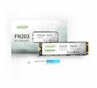 Fikwot FN203 256GB M.2 SATA SSD - SLC Cache 3D NAND TLC SATA III 6Gb/s M.2 2280 NGFF Unidad Interno de Estado sólido, hasta 550MB/s, Compatible con Ultrabooks, Tabletas y Mini PCs
