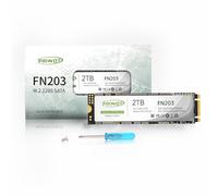 Fikwot FN203 2TB M.2 SATA SSD - SLC Cache 3D NAND TLC SATA III 6Gb/s M.2 2280 NGFF Unidad Interna de Estado sólido, hasta 550MB/s, Compatible con Ultrabooks, Tabletas y Mini PCs