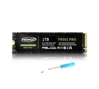 Fikwot FN501 Pro NVMe SSD 1TB - Disco SSD Interno M.2 PCIe Gen3 x4 con Adhesivo de Enfriamiento de Grafeno, hasta 3500MB/s, Caché SLC, Compatible con Portátiles y PC de Escritorio