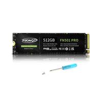 Fikwot FN501 Pro NVMe SSD 512GB - Disco SSD Interno M.2 PCIe Gen3 X4 con Adhesivo de Enfriamiento de Grafeno, hasta 3500MB/s, Caché SLC, Compatible con Portátiles Y PC de Escritorio