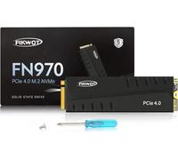 Fikwot FN970 SSD 4TB M.2 2280 PCIe Gen4 x4 NVMe 1.4 Unidad Interna de Estado sólido con disipador - Velocidades de hasta 7400MB/s, SSD Interna Compatible con Portátil y Sobremesa