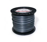 Fil desbrozadora Cuadrado Flexi-blade Negro/Gris ø3.5mm/143m Oregon 111090E Por su composición - 50 % de alma flexible y 50 % de
