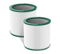 Fil-fresh Paquete de 2 filtros de repuesto para purificador de aire TP01, TP02, compatible con purificador Dyson Tower Pure Cool Link TP01, TP02, BP01, filtro HEPA verdadero y carbón activado,