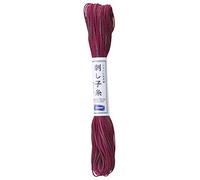 Fil Sashiko - 20 mètres - Olympus - Fabriqué au Japon Dégradé Fuchsia- n°97