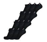 FILA 12 Pares De Calcetines, Quarter Sneakers Unisex, 35-38; 39-42; 43-46
