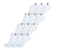 FILA 12 Pares De Calcetines, Quarter Sneakers Unisex, 35-38; 39-42; 43-46