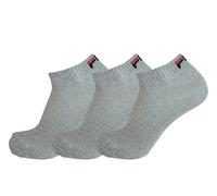 FILA 3 pares de calcetines quarter sneaker socks Trainer unisex 35-46 - colores múltiples: Colour: Grey | Size: 39-42