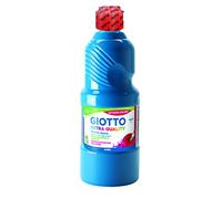 Fila 135561 Bote Tempera Escolar de 500 ml (Lavable, sin Gluten) Color Azul Cyan