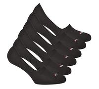 FILA 6 paar Invisible Ghost Calcetines, Unisex Calcetines cortos, Zapatos Con Tiras Con Silicona Agarre (2x Paquete de 3) - Negro, 43-46 (9-11 Reino Unido)