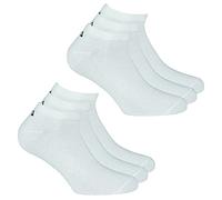 FILA 6 Par Calcetines, Invisible Zapatillas Unisex, 35-46 Monocromo