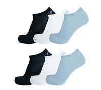 FILA 6 Par Calcetines, Invisible Zapatillas Unisex, 35-46 Monocromo