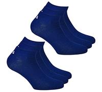 FILA 6 Par Calcetines, Invisible Zapatillas Unisex, 35-46 Monocromo