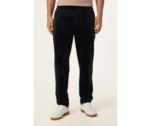 FILA Adriano Regular Tapered Velour Track Pants Black Talla: XL | Pantalones Outlet | Hombre | Negro