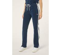 FILA Adriano Slim Contrast Panel Towelling Track Pants Black Iris Talla: L | Pantalones Rectos Outlet | Mujer | Negro