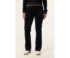 FILA Adriano Straight Velour Track Pants Black Talla: L | Pantalones Deportivos Outlet | Mujer | Negro