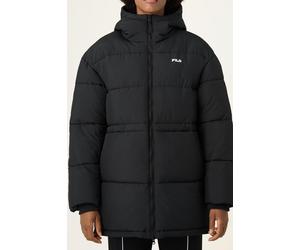FILA Alba Relaxed Mid Hooded Puffer Jacket Black Talla: M | Chaquetas Deportivas Outlet | Mujer | Negro