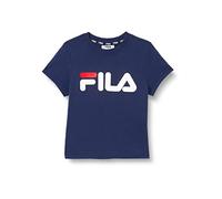 FILA Baia Mare Classic Logo Camiseta, Azul Medieval, 122-128 Unisex Adulto
