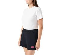 FILA Banaz-Cintura Alta Pantalones Cortos, Negro (Black Beauty), M para Mujer