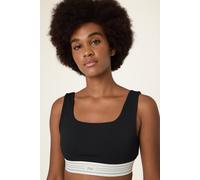 FILA Bellagio Ribbed Bra Top Black Talla: L | Sujetadores Deportivos Outlet | Mujer | Negro