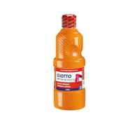 Fila bote tempera escolar giotto de 500ml.lista para su uso.lavable.sin gluten.color naranja.