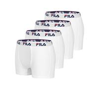 FILA Fi/1bcx4/Fu5016 Ropa Interior de Hombres, WH, L (Pack de 4)