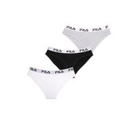 FILA Bragas Mujer Algodón, Ropa Interior Femenina, cómoda y suave (lote de 3)